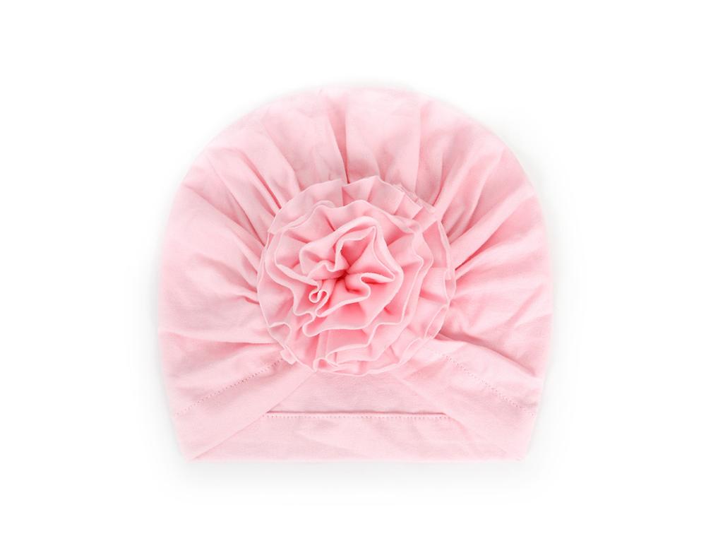 Turbante con rosa